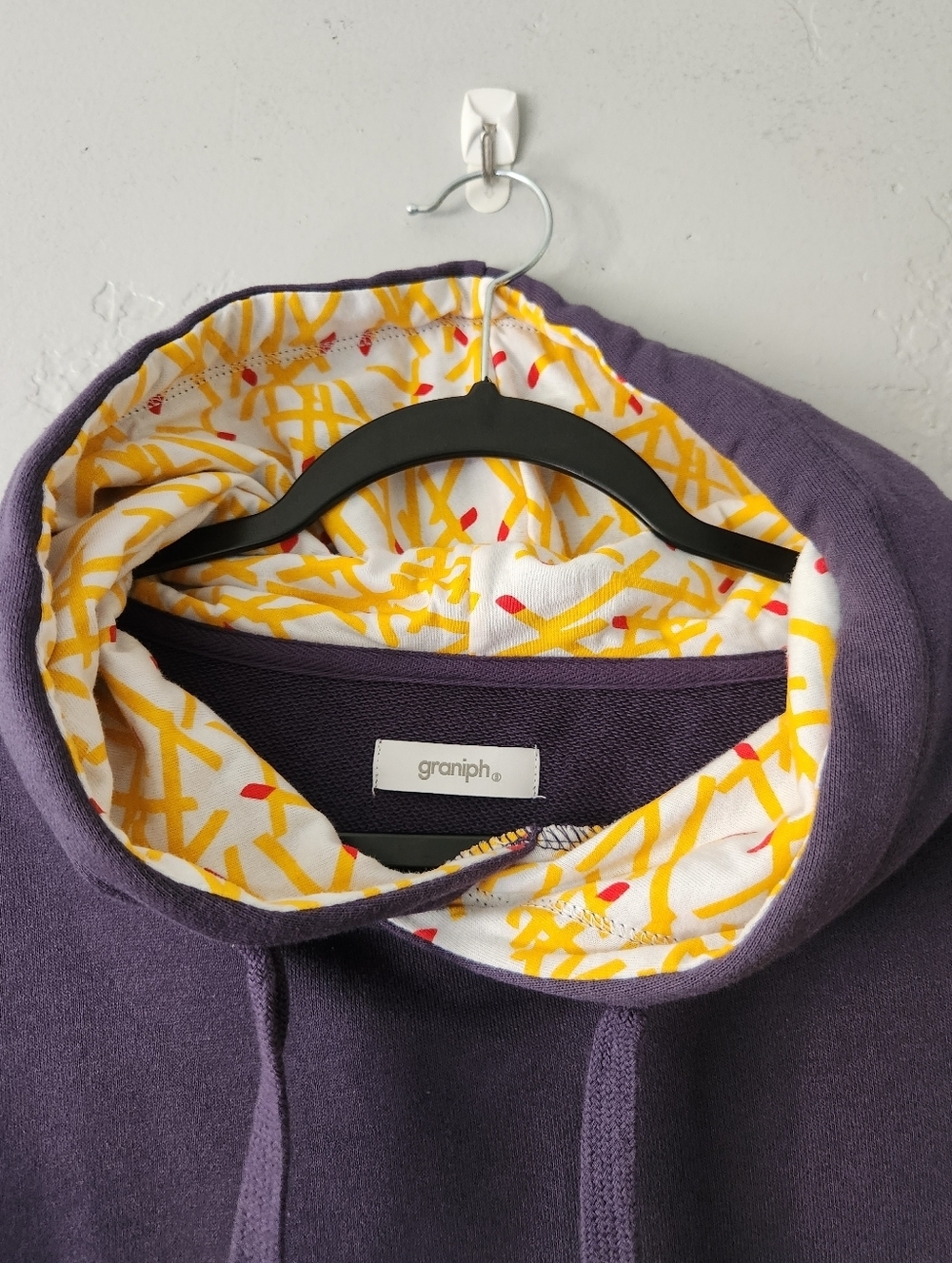 Graniph X McDonalds Collab French Fries Free Size Hoodie One Size - Picture 4 of 10